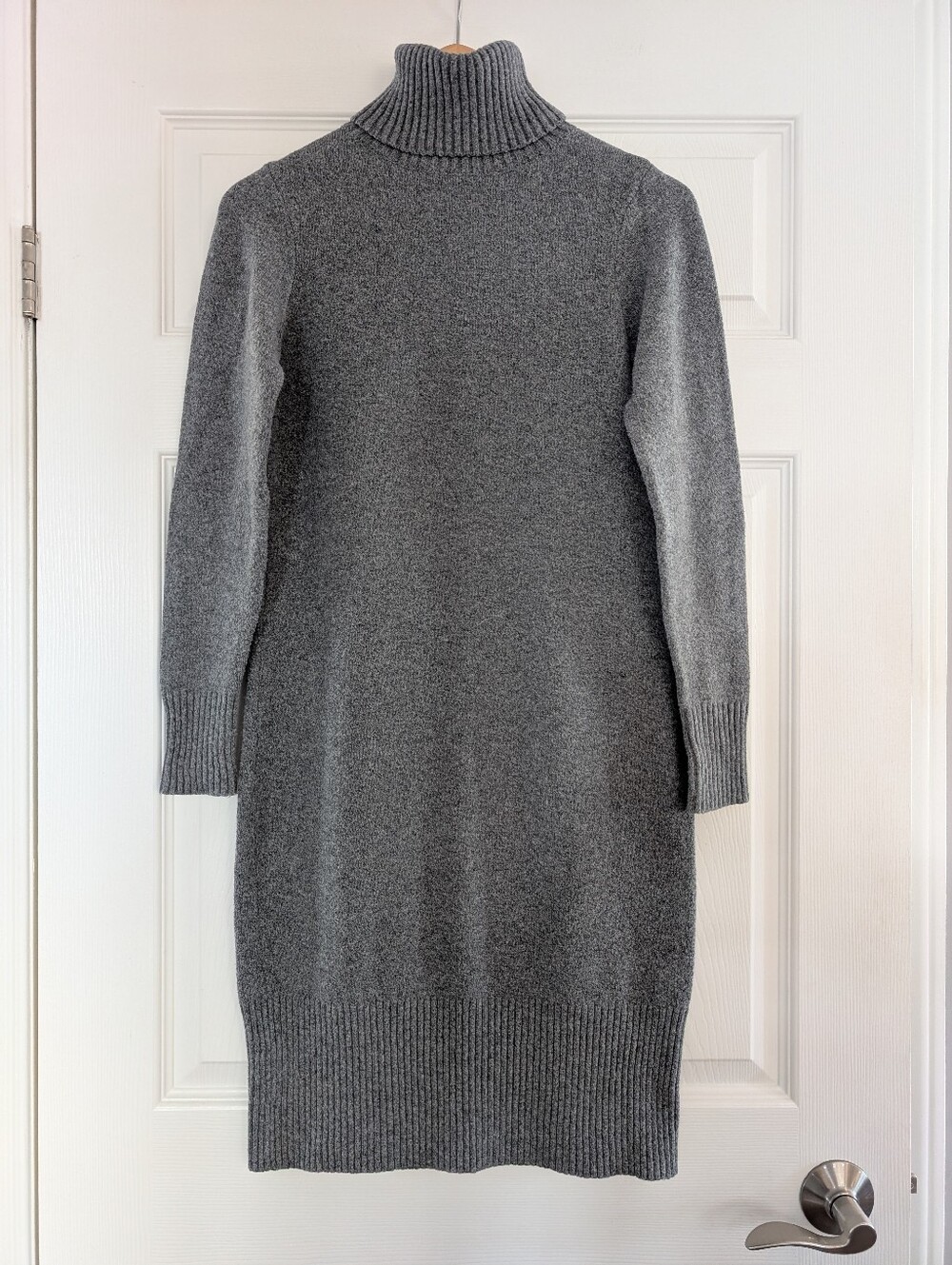 RW&CO turtleneck sweater dress grey size XS
